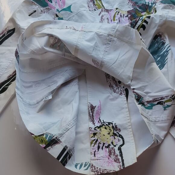 Marni Abstract Patterned Belted Shirt Jacket S - Picture 8 of 12